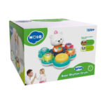درام موزیکال طرح خرس موزیکال هولا مدل Bear Rhythm Drum کد E8993، باتری خور و دارای نور و موزیک، قابلیت آموزشی و ساختن، مناسب برای 18 ماه به بالا، نشکن و کیفیت ساخت بسیار بالا - تصویر 6