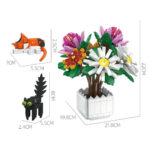 لگو گلدان گل داوودی Chrysanthemum کد JJ9036