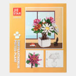 لگو گلدان گل داوودی Chrysanthemum کد JJ9036