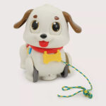 سگ موزیکال برند هولا مدل Puppy کد HE9977، باتری خور و راه رو و موزیکال و چراغدار