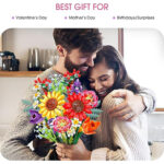 لگو گل مدل آفتابگردان مدل Midsummer برند Jie Star کد JJ9028