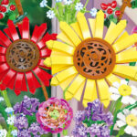 لگو گل مدل آفتابگردان مدل Midsummer برند Jie Star کد JJ9028