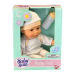 عروسک نوزاد مدل Baby Bella کد 852856 همراه با پستونک و شیشه شیر