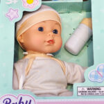 عروسک نوزاد مدل Baby Bella کد 852856 همراه با پستونک و شیشه شیر - تصویر 2