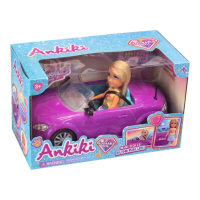 باربی دخترانه با ماشین مدل Ankiki کد 8487