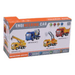 کامیون جرثقیل موزیکال مدل Engineering Car کد 80301 - تصویر 3
