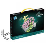 لگو سبد گل مدل Zuanma کد 097 با تعداد 271 قطعه - تصویر 5
